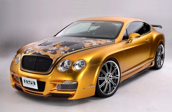 Gold Bentley